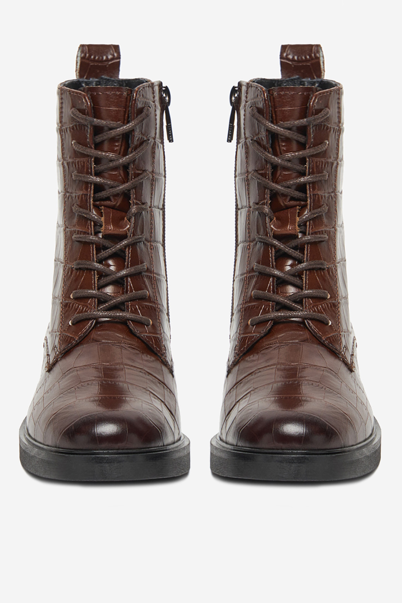 Kotníková obuv Hnědá