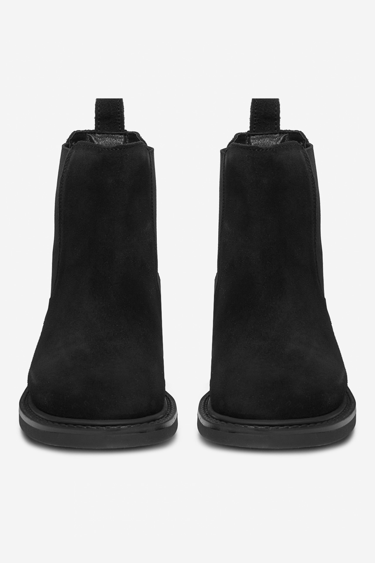 Kotníková obuv s elastickým prvkem Černá