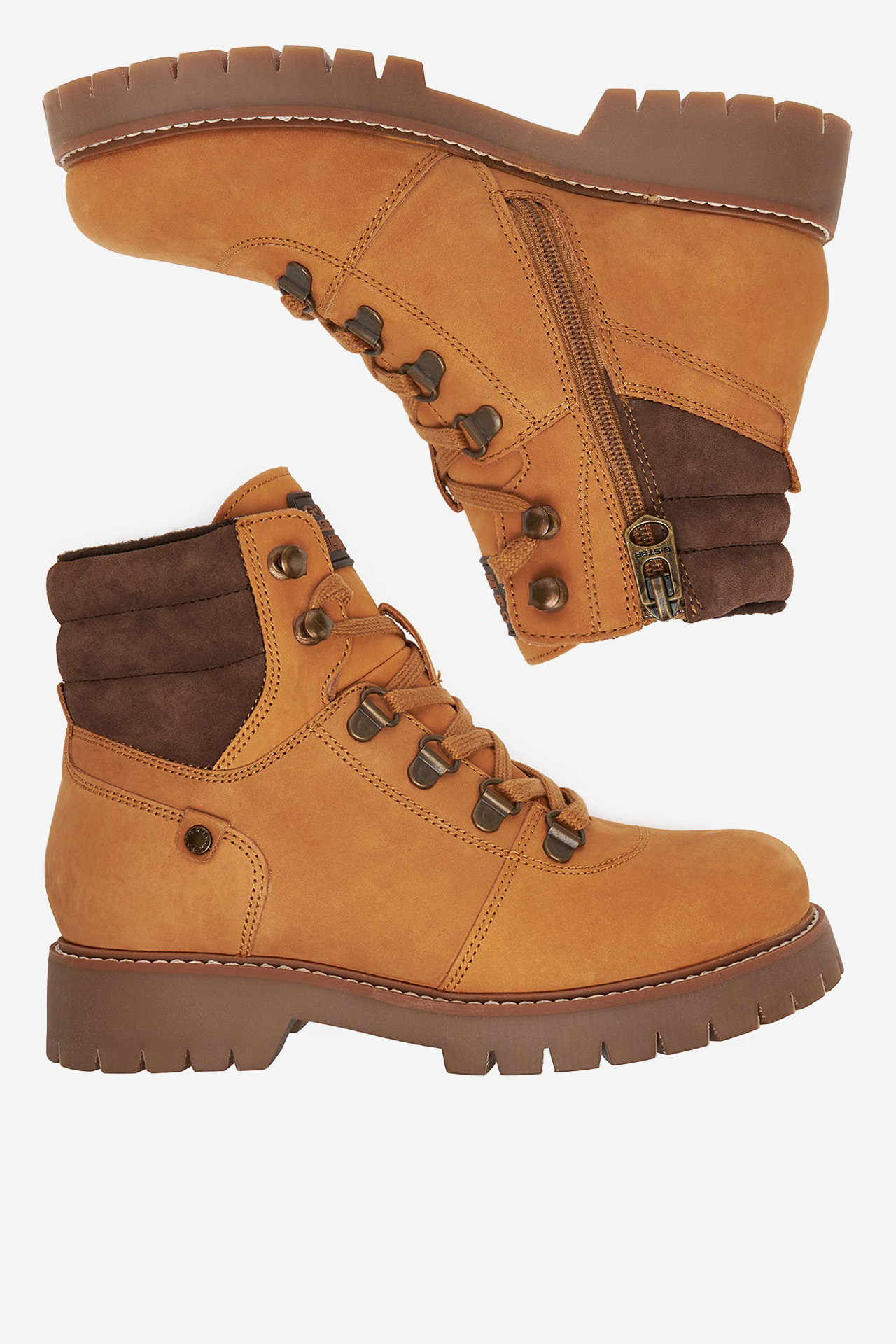 Kotníková obuv Hnědá