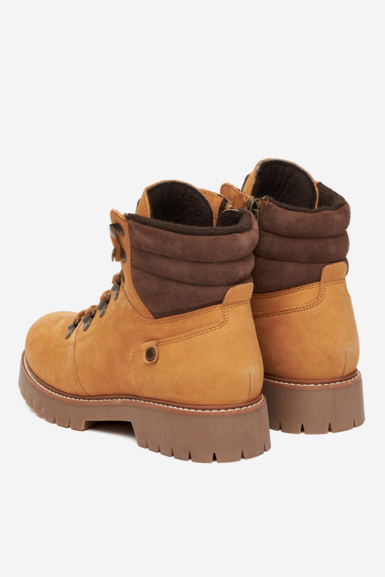 Kotníková obuv Hnědá