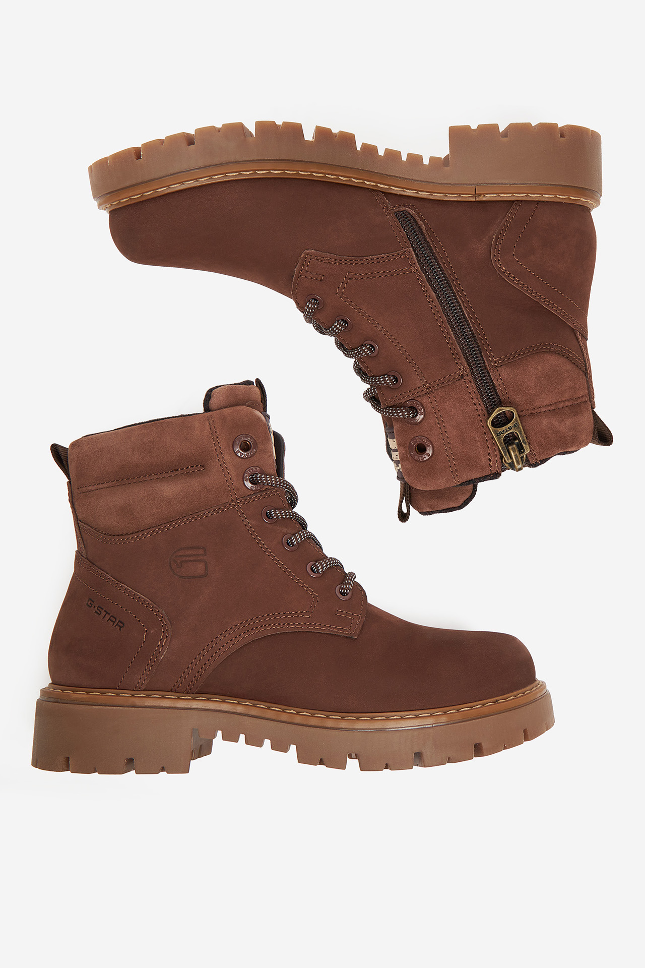 Kotníková obuv Hnědá