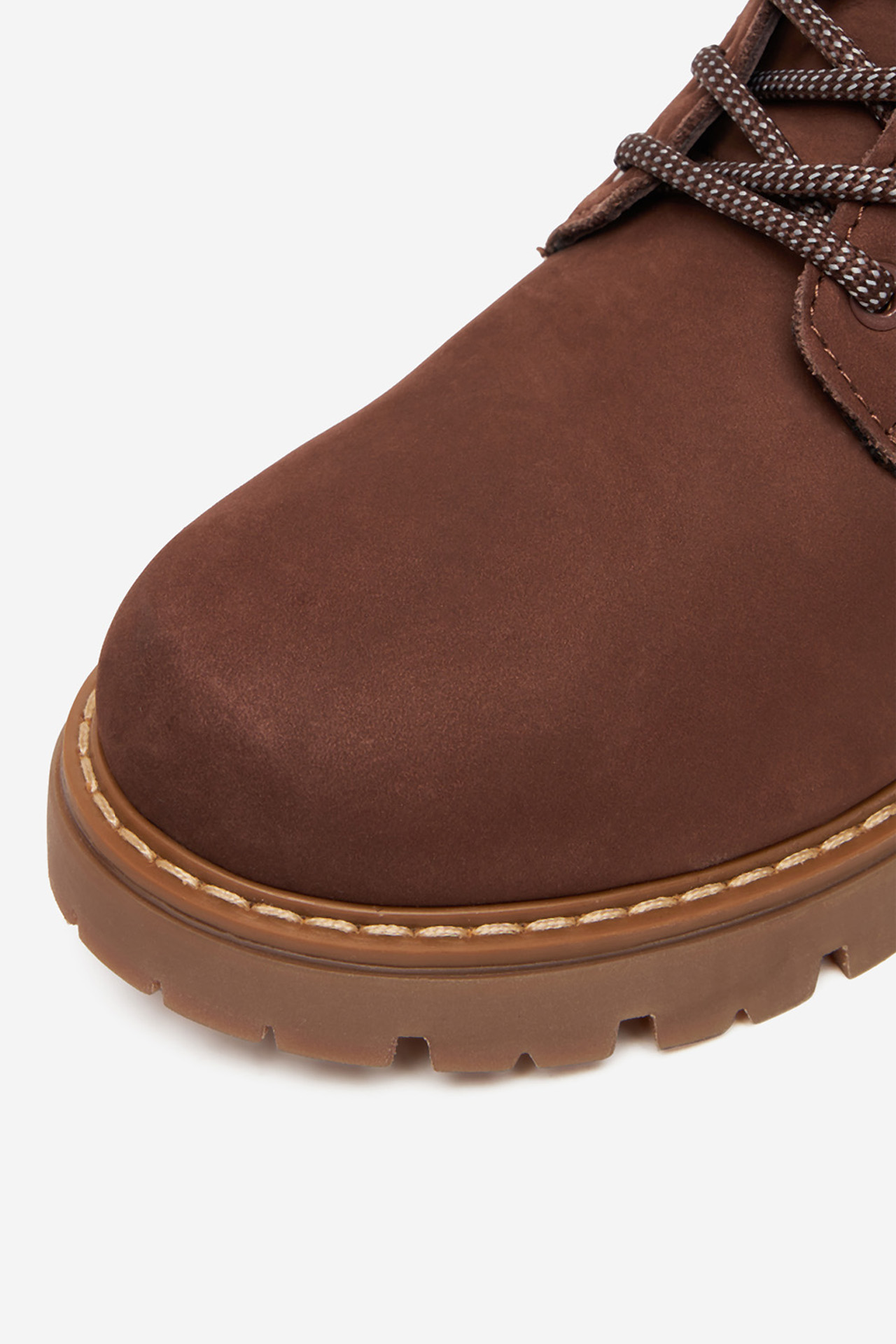 Kotníková obuv Hnědá