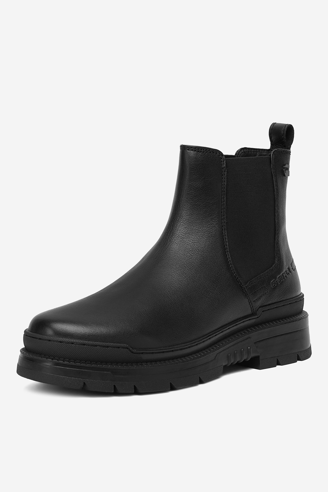 Kotníková obuv s elastickým prvkem Černá