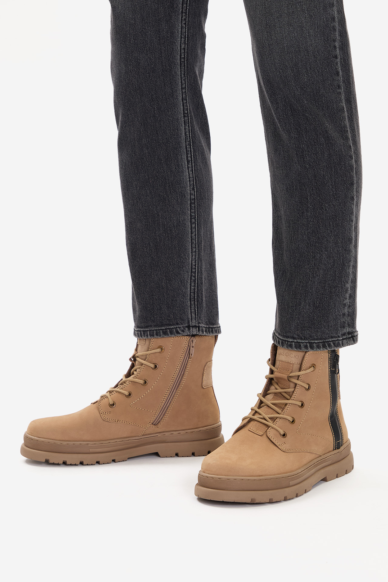 Kotníková obuv Béžová