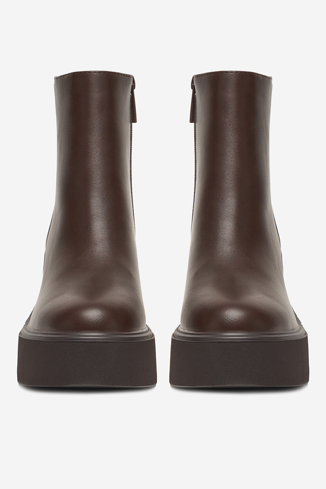 Škornji Čokoladno rjava