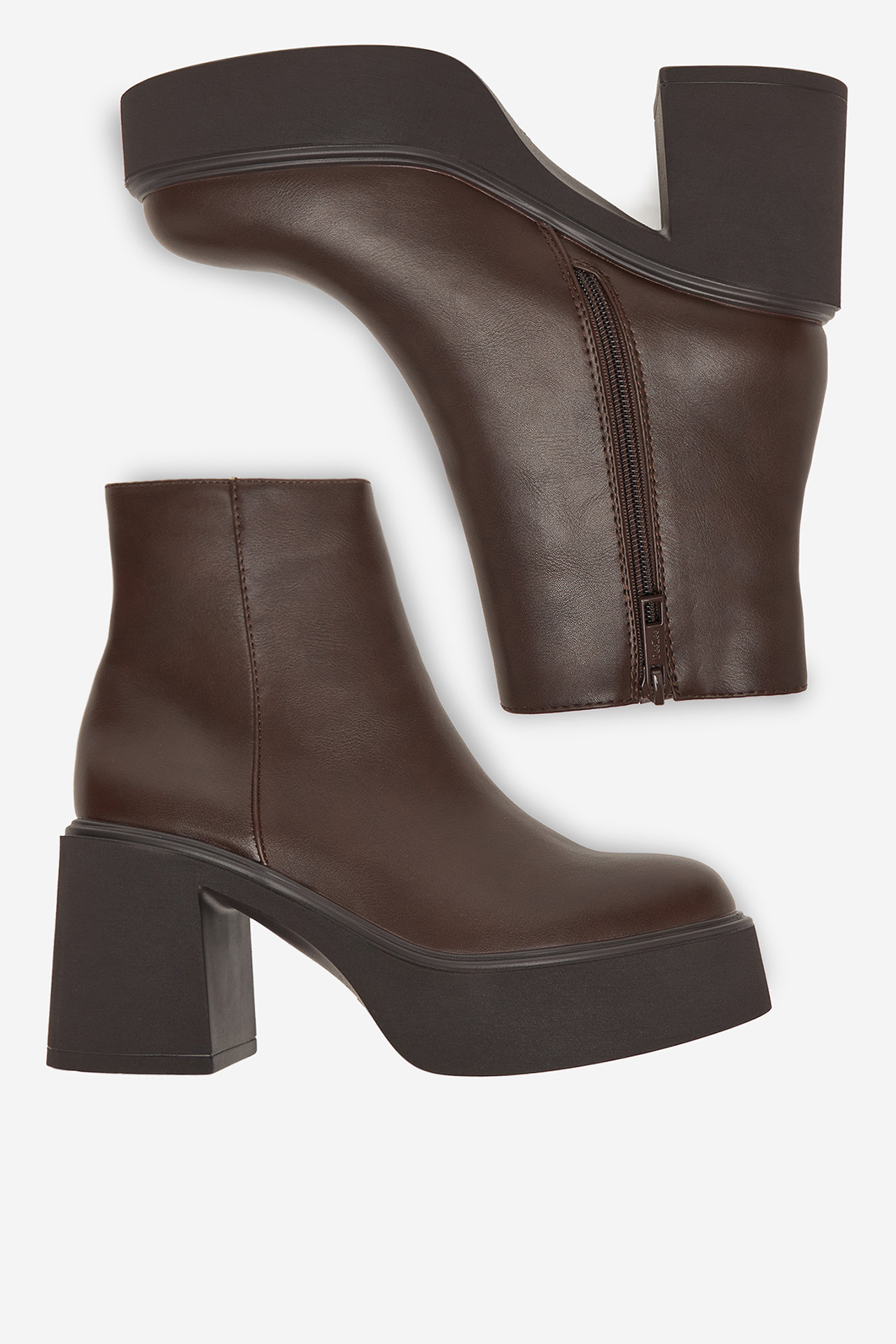 Škornji Čokoladno rjava