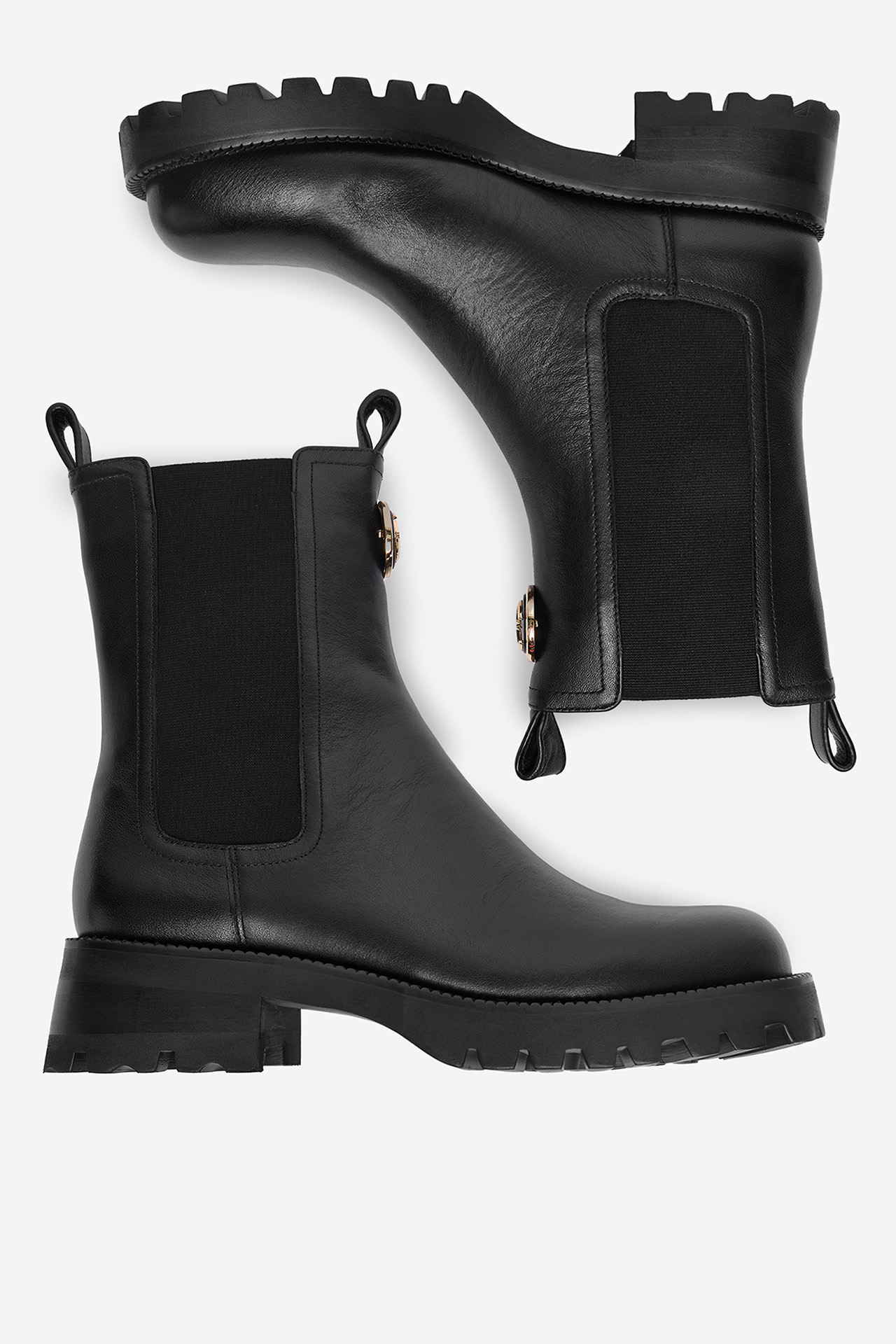 Gležnjarji chelsea Črna