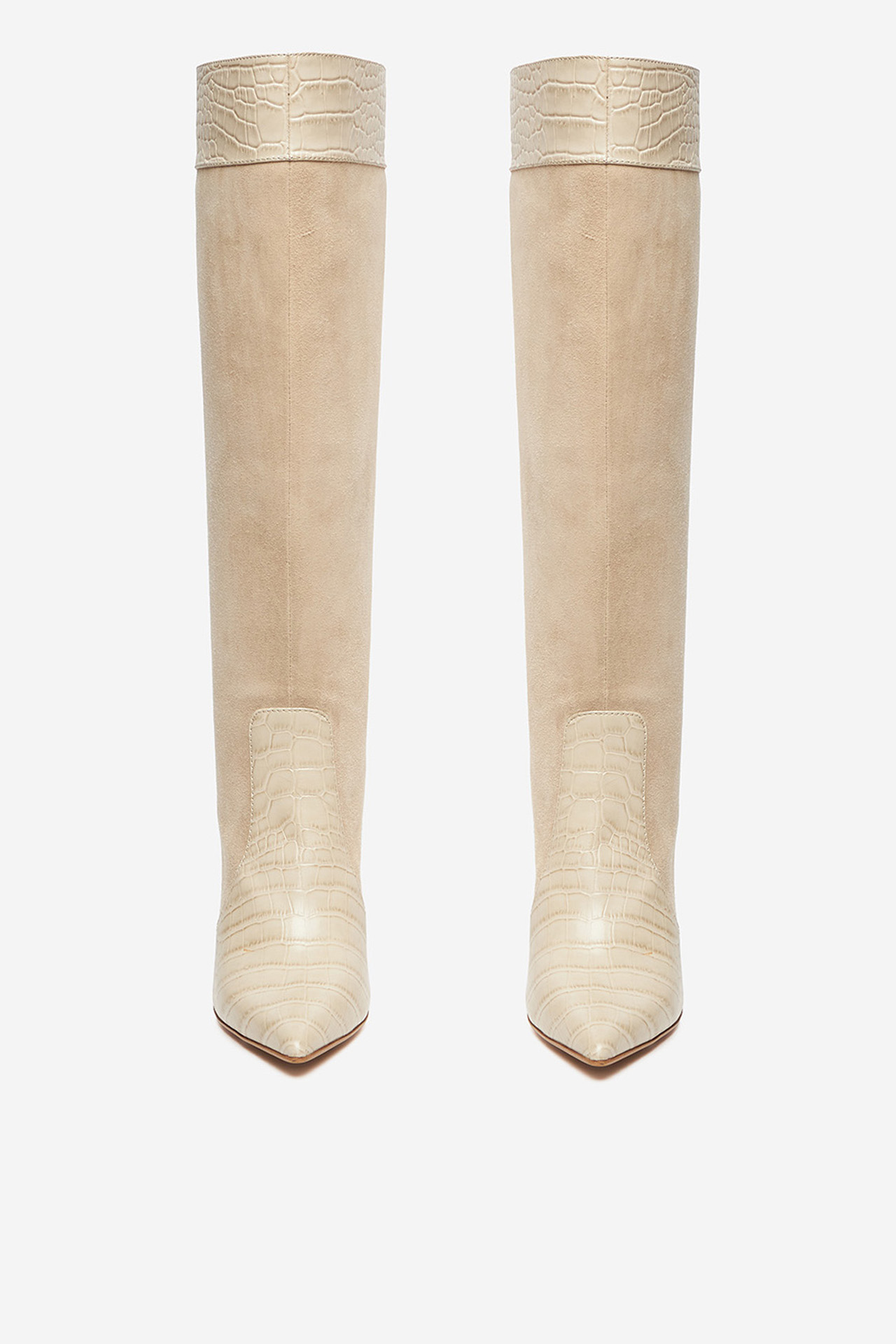 Kozačky Světle béžová