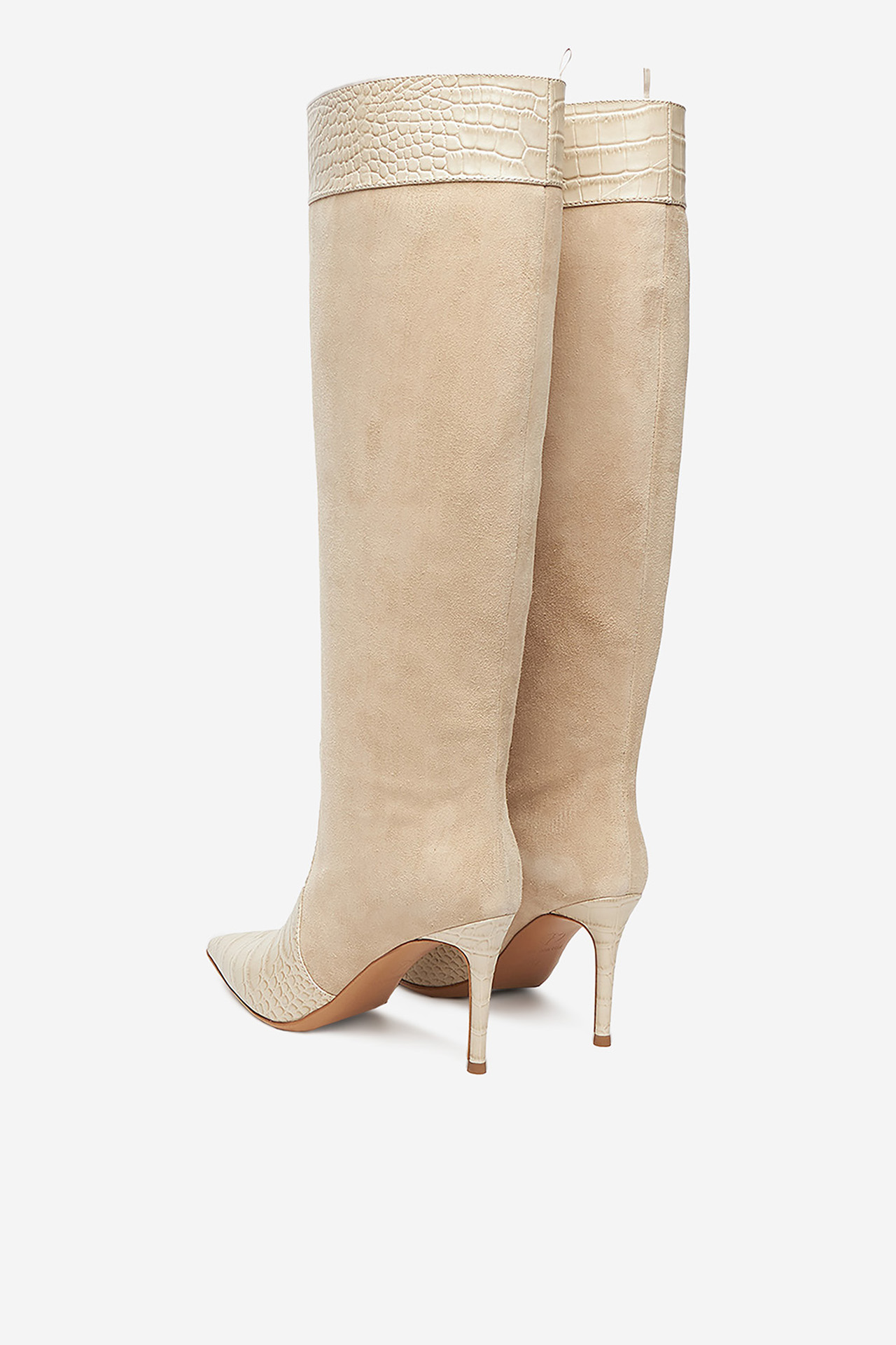 Kozačky Světle béžová