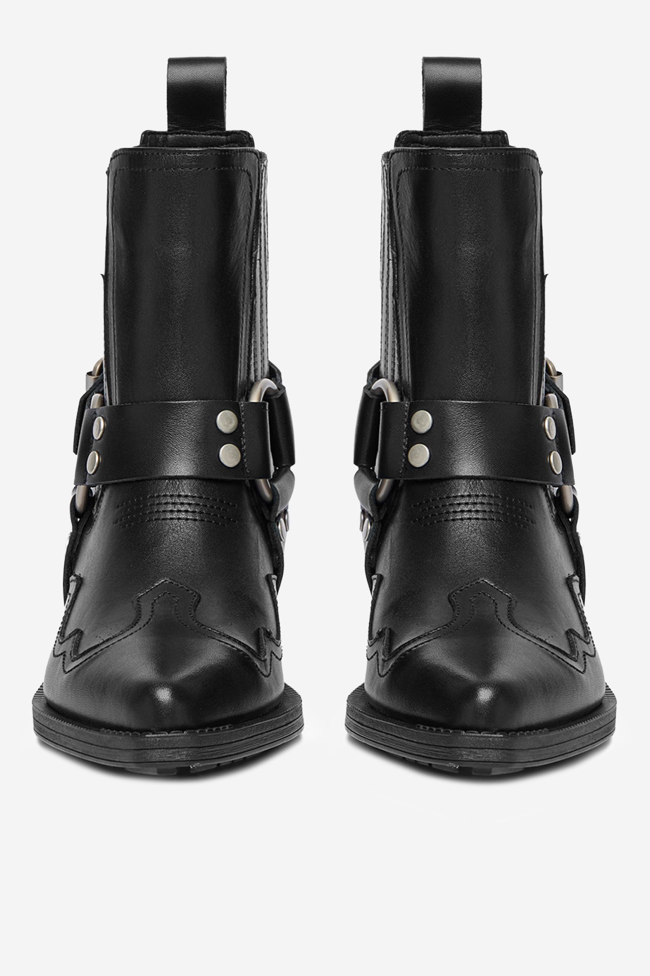 Kovbojská obuv Černá