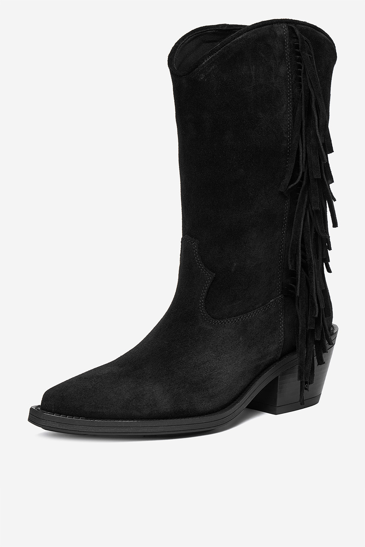 Kovbojská obuv Černá