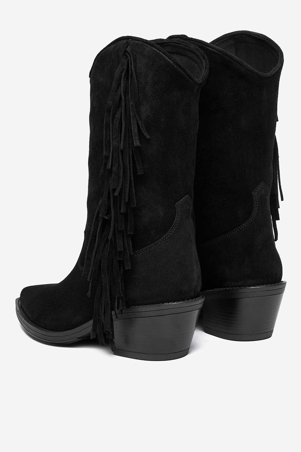 Kovbojská obuv Černá