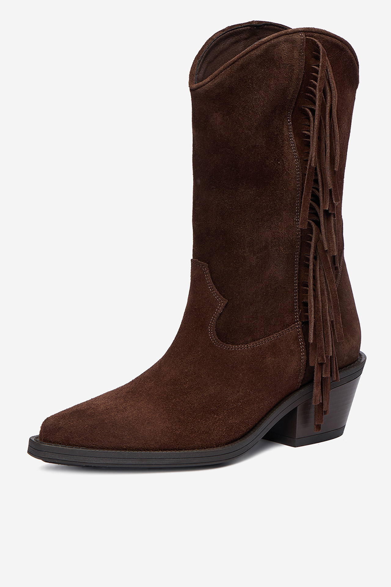 Kovbojská obuv Hnědá