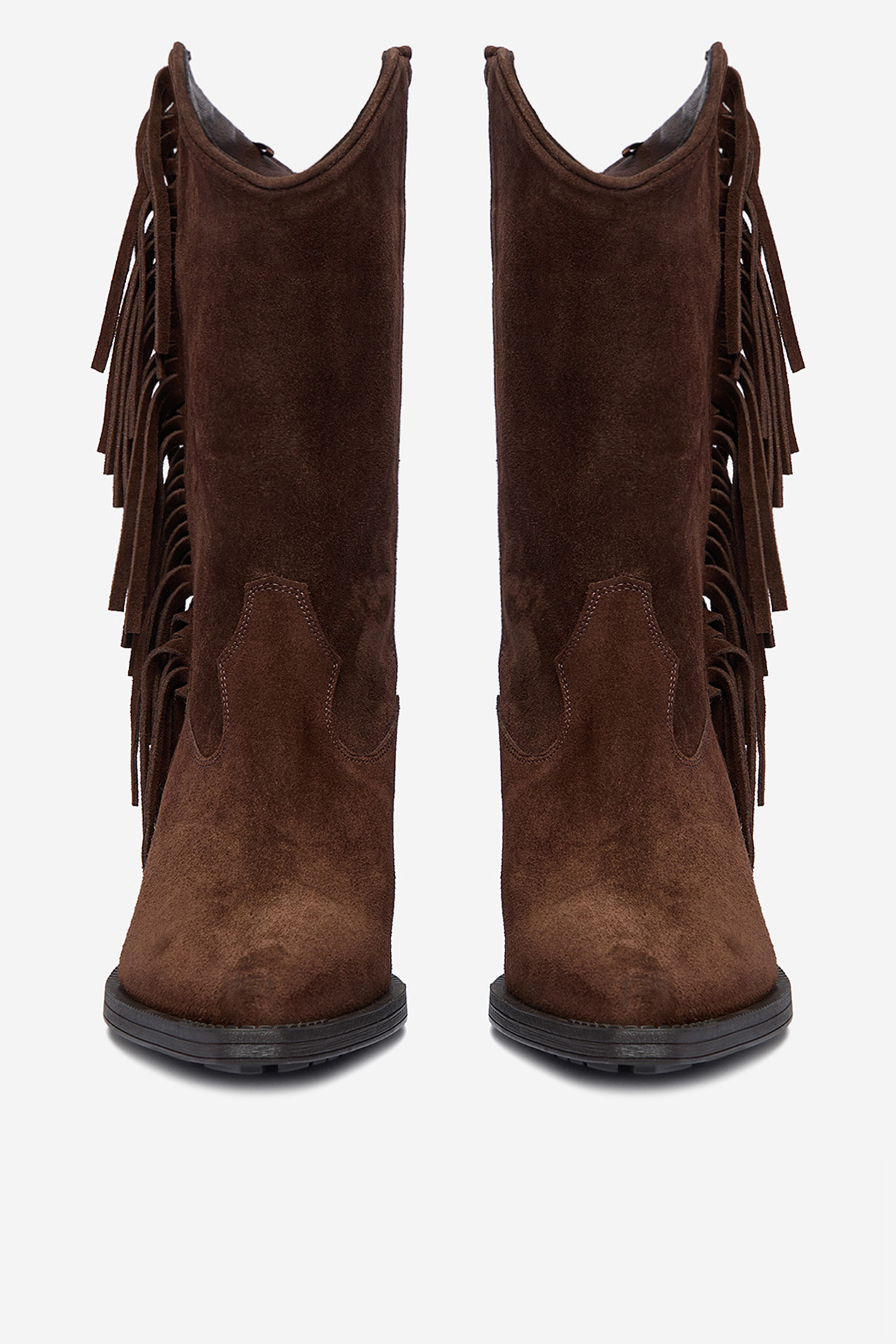 Kovbojská obuv Hnědá