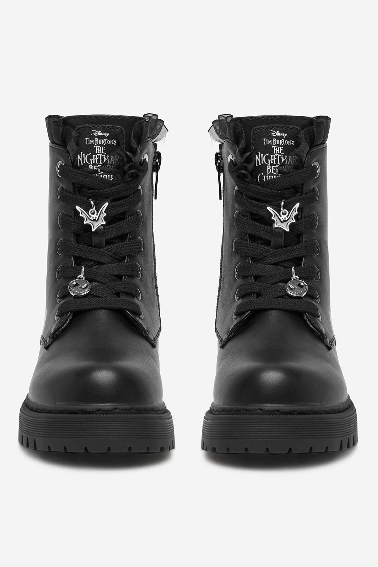 Gležnjarji z vezalkami Črna