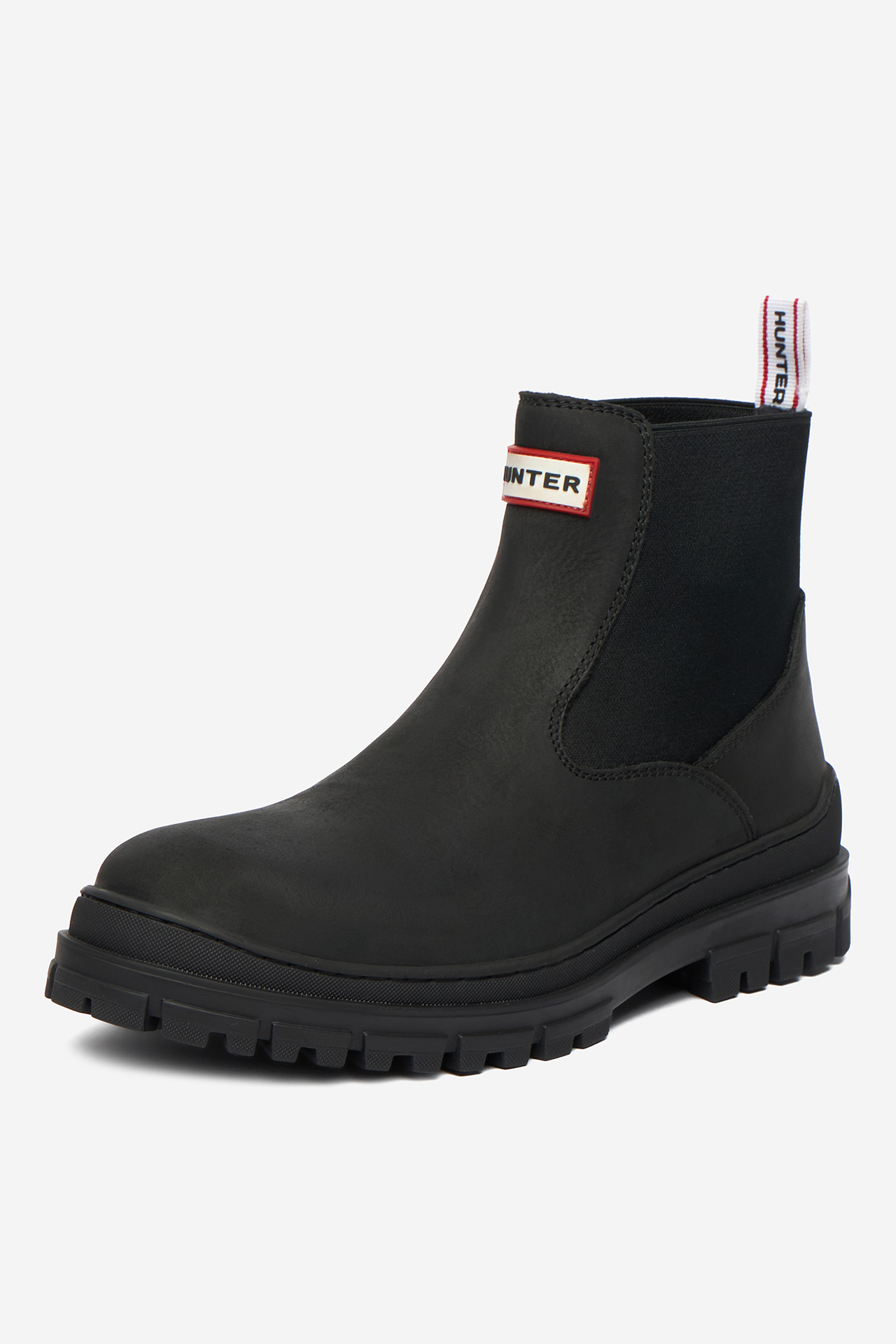 Kotníková obuv s elastickým prvkem Černá