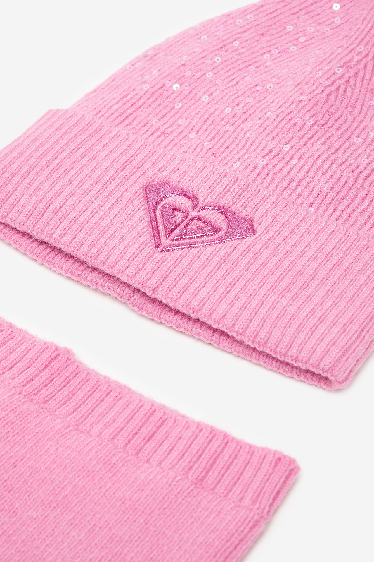 Set čepice a tunelová šála Růžová