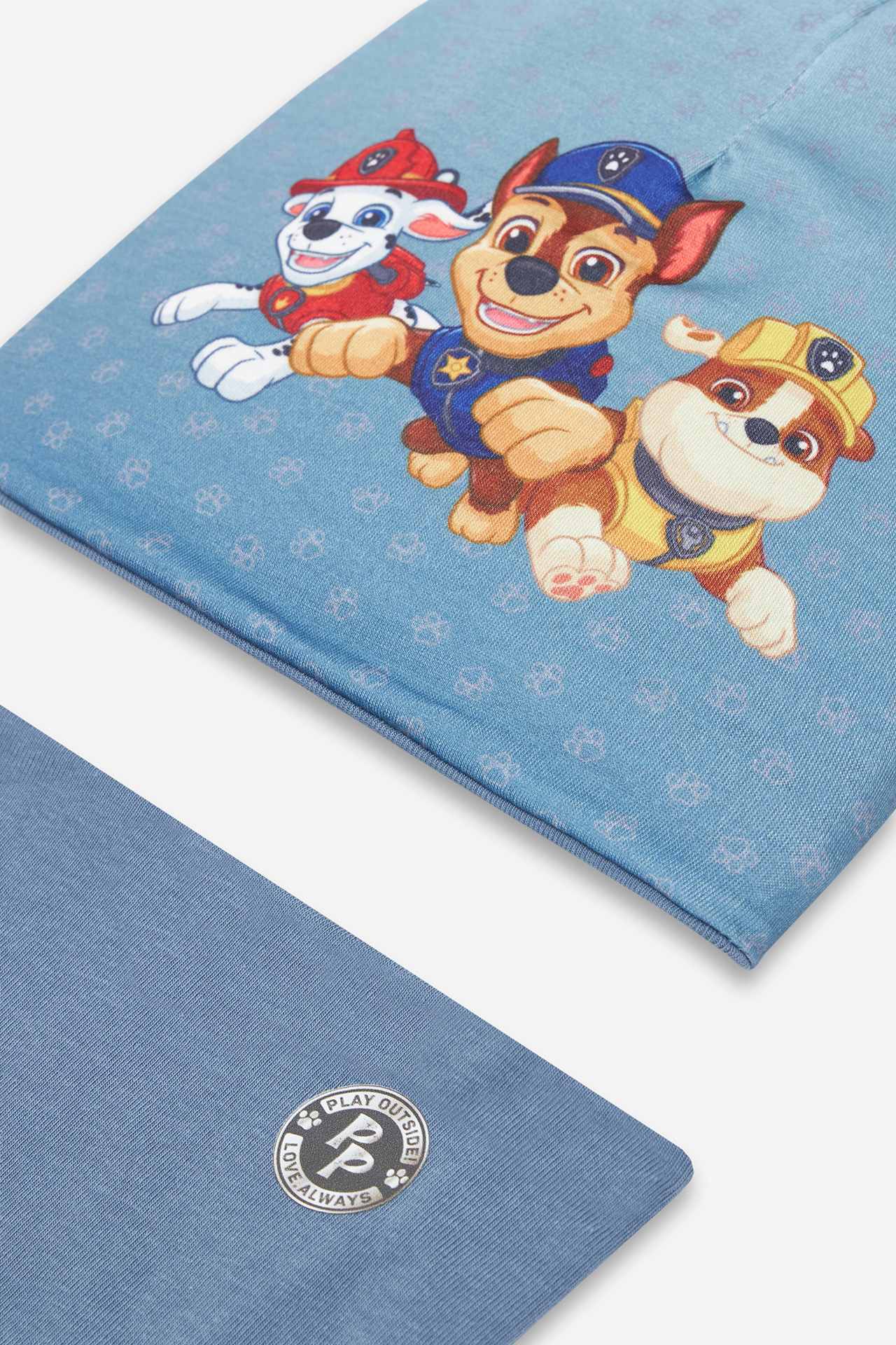 Set čepice a tunelová šála Modrá