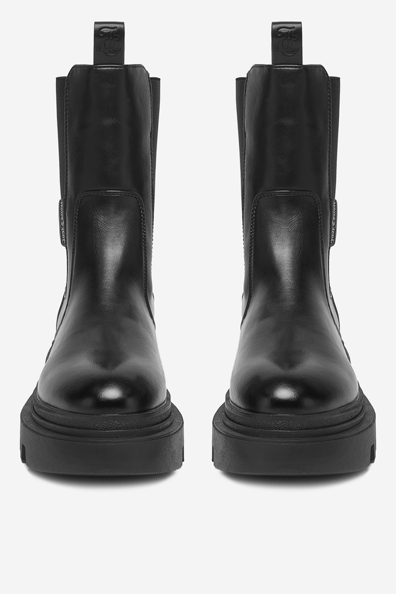 Kotníková obuv s elastickým prvkem Černá