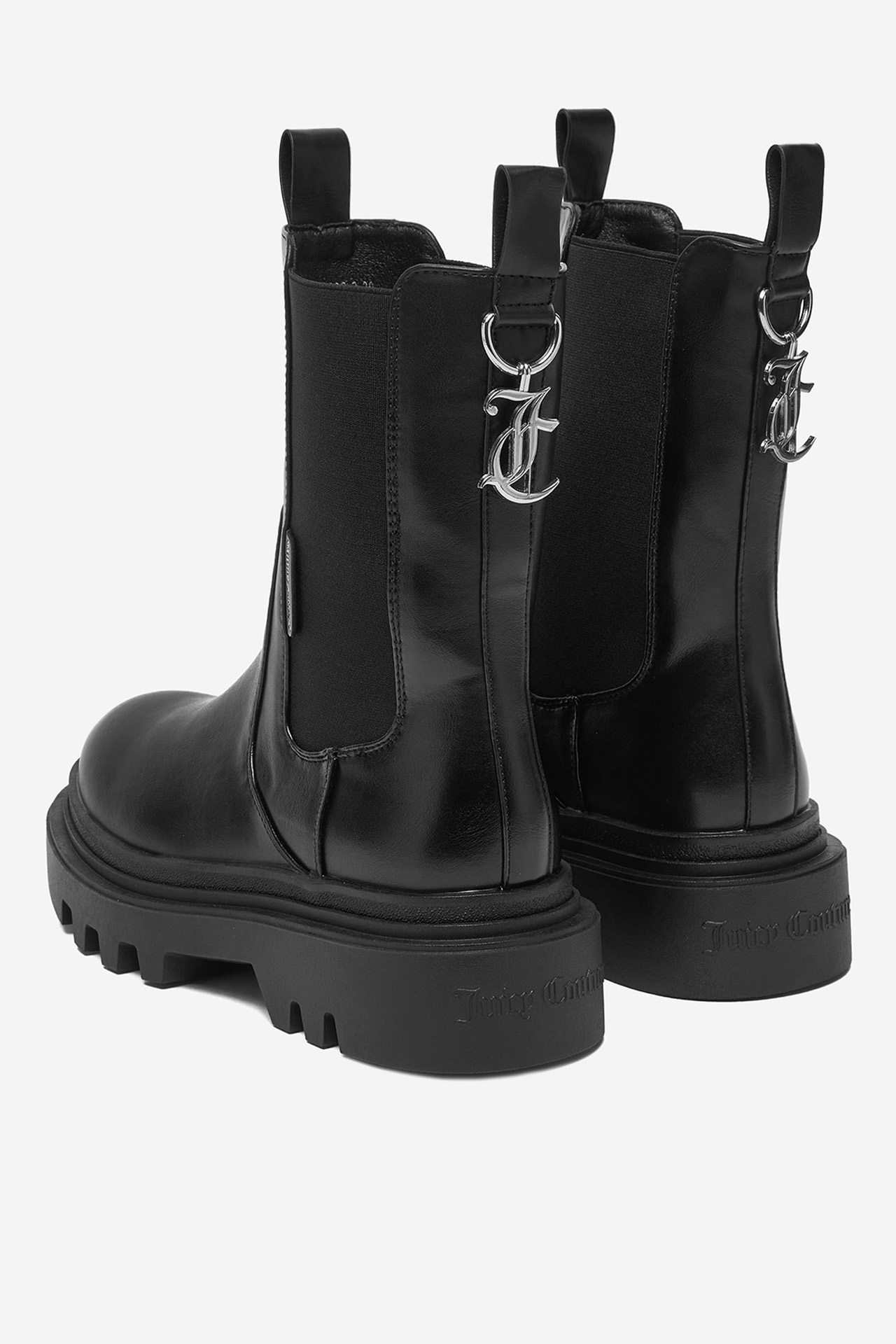 Kotníková obuv s elastickým prvkem Černá