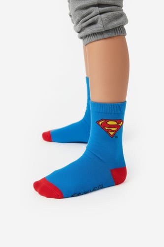 Čarape Superman CEO-ACCCS-AW25-228WBDC(3-PACK) Crvena