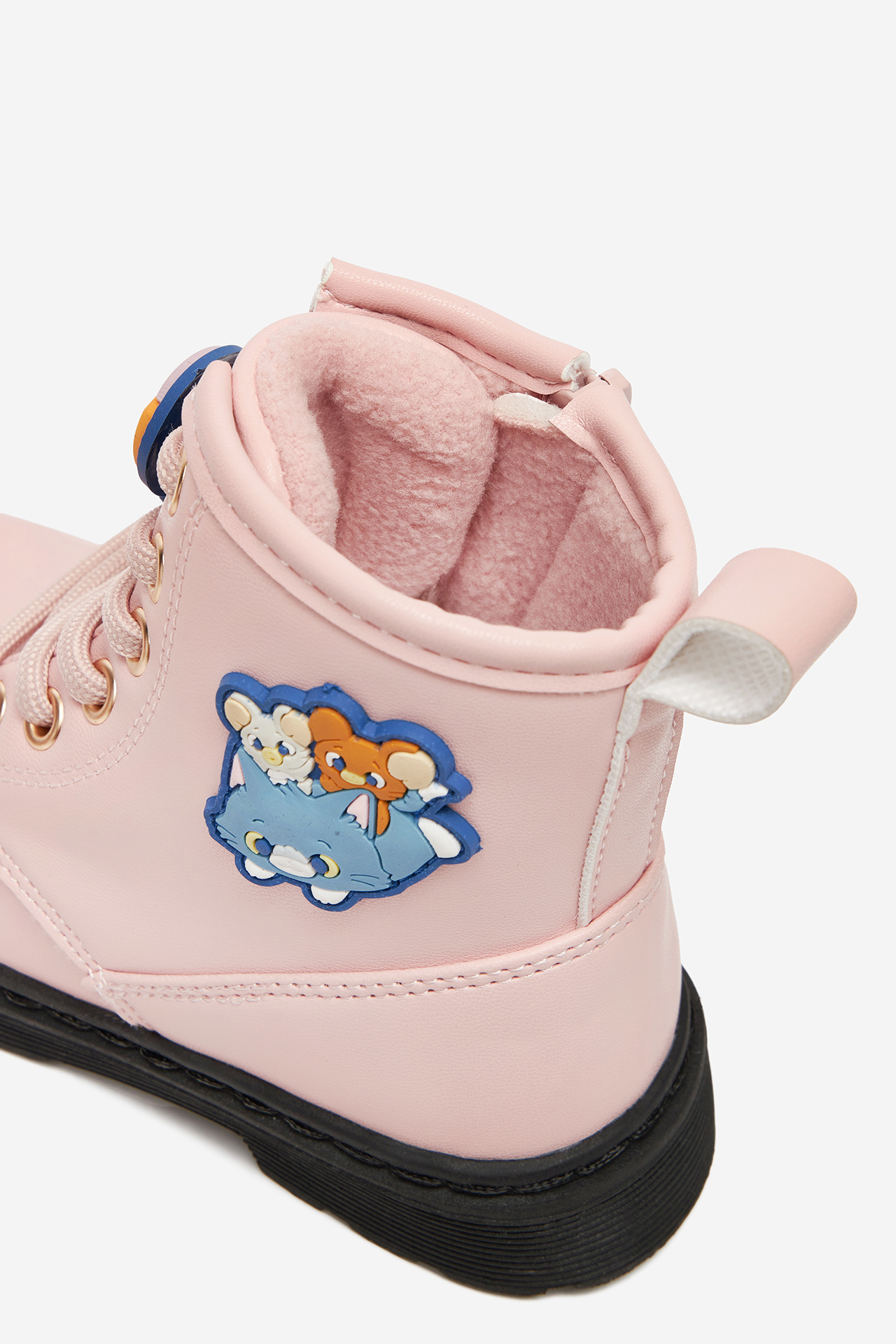 Kotníková obuv Světle růžová