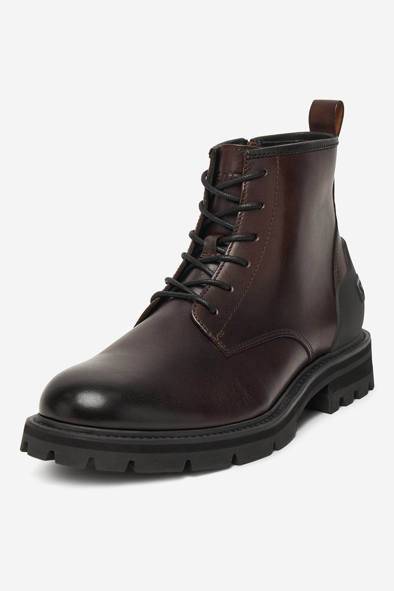 Kotníková obuv Tmavě hnědá