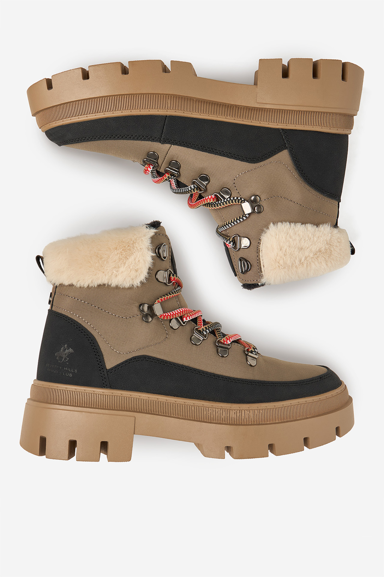 Kotníková obuv Světle hnědá