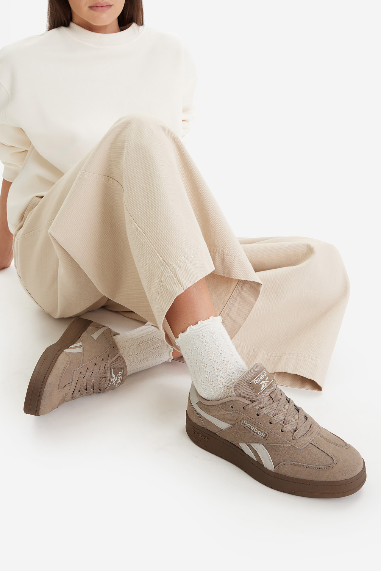 Sneakersy Světle hnědá