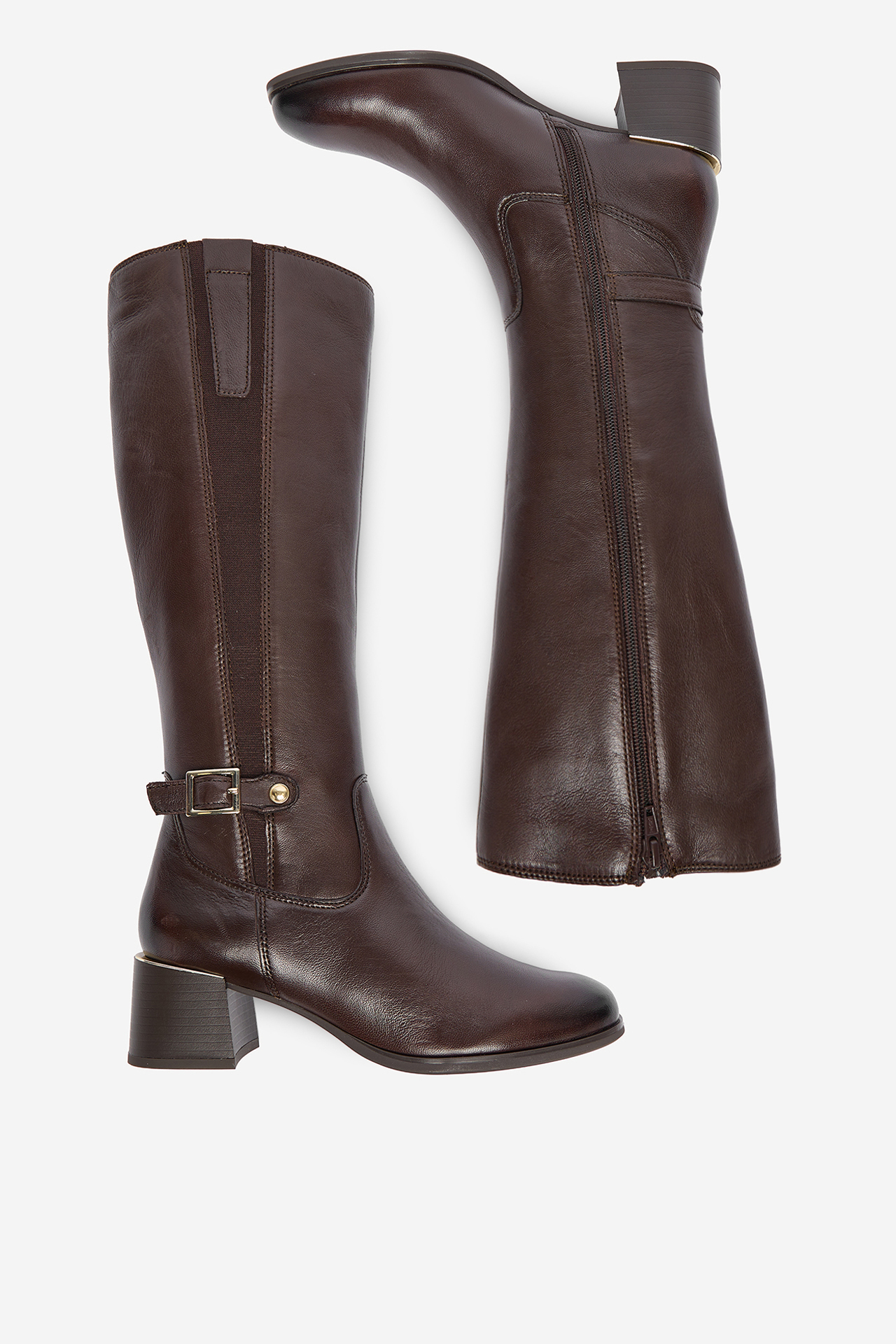 Kozačky Tmavě hnědá