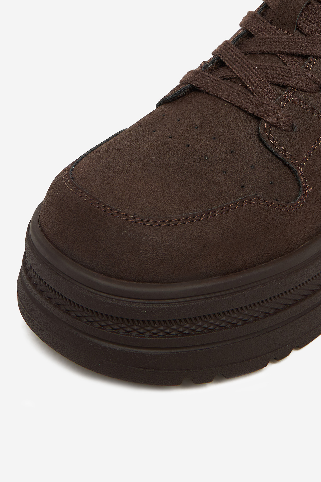 Sneakersy Tmavě hnědá