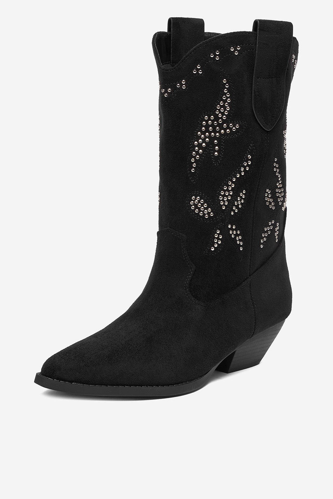 Kovbojská obuv Černá