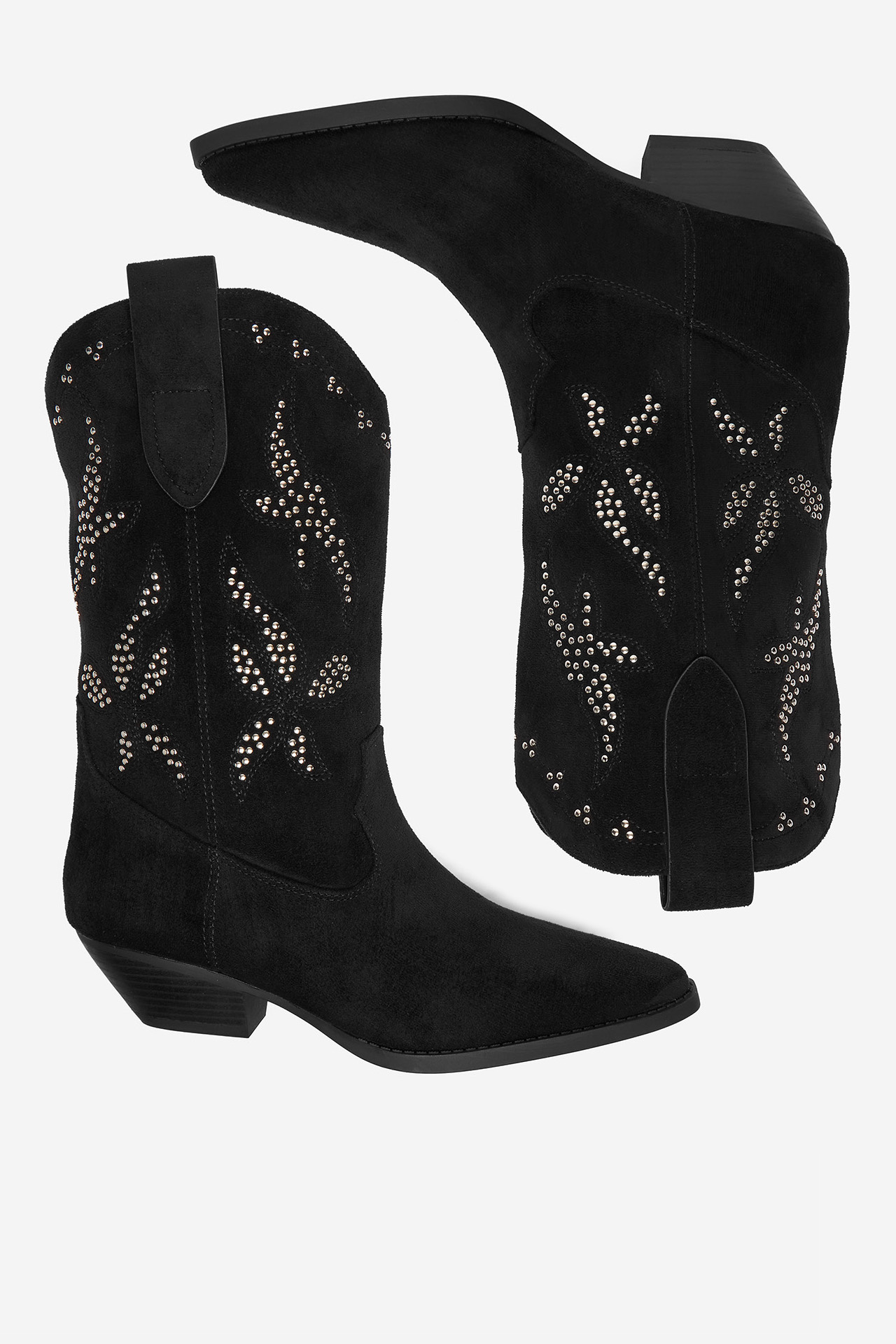 Kovbojská obuv Černá