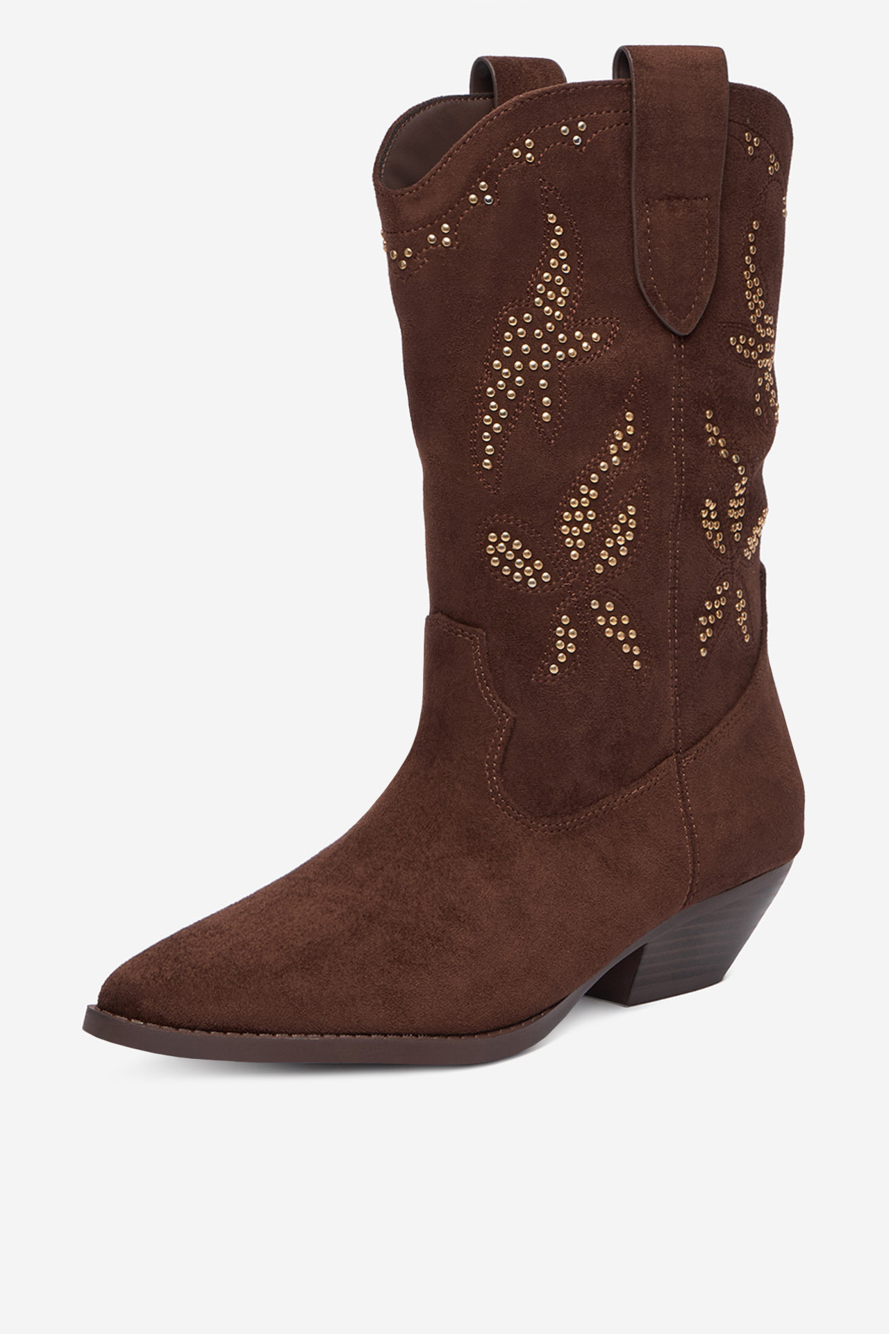 Kovbojské topánky Tmavo hnedá