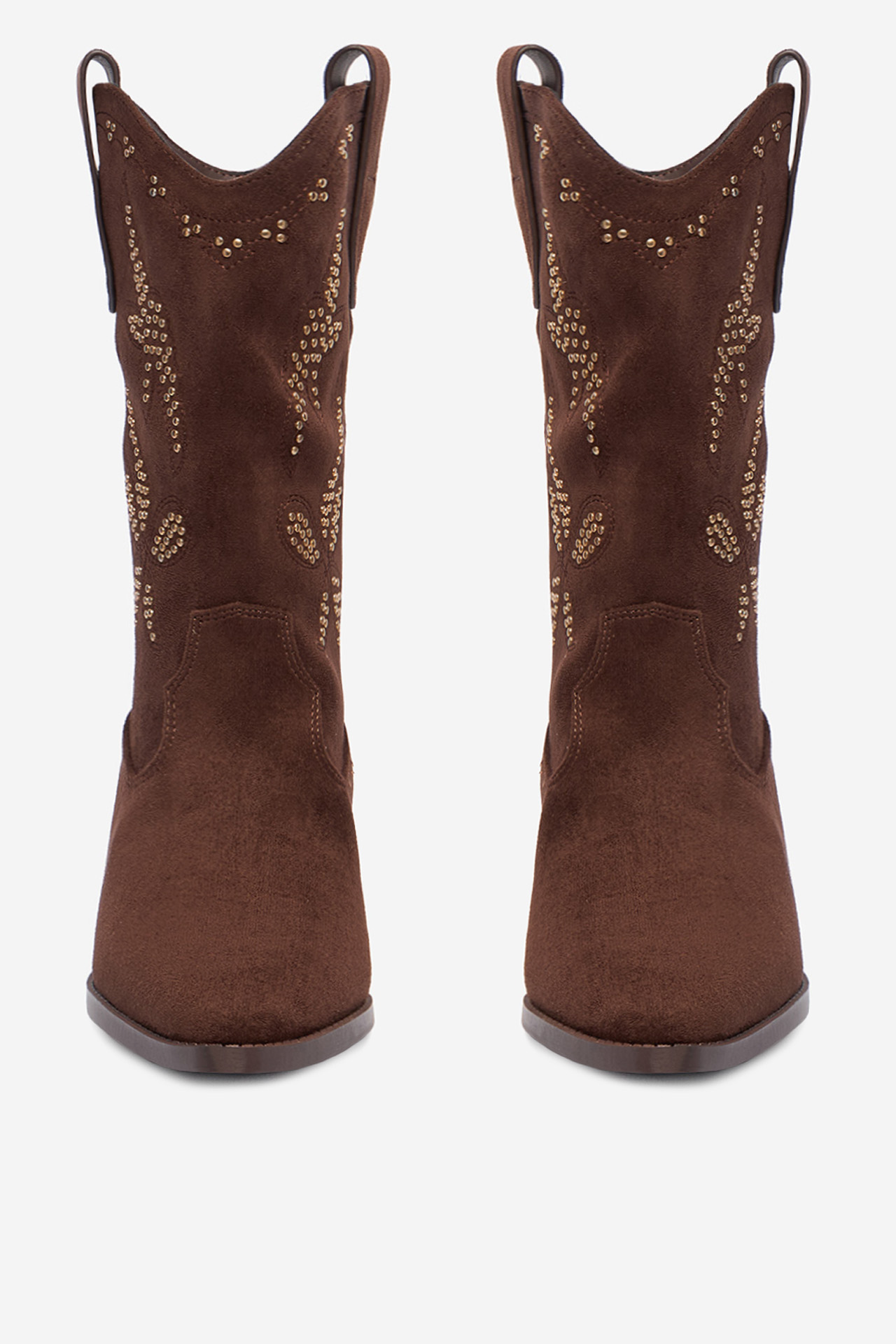 Kovbojské topánky Tmavo hnedá