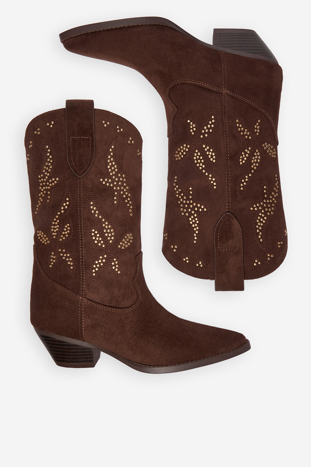 Kovbojské topánky Tmavo hnedá