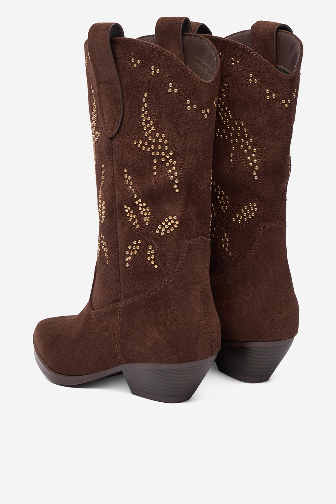 Kovbojské topánky Tmavo hnedá