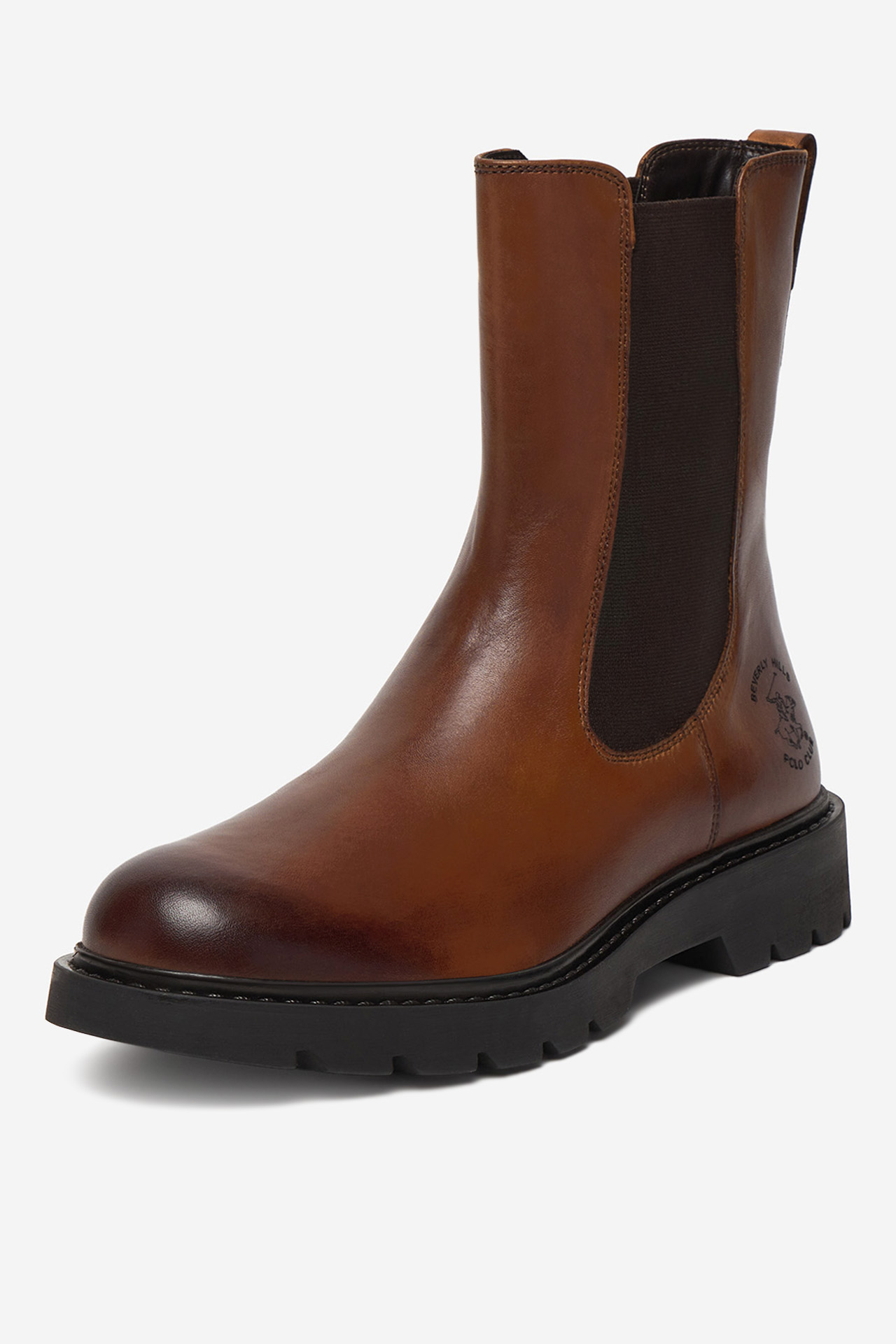 Gležnjarji chelsea Rjava