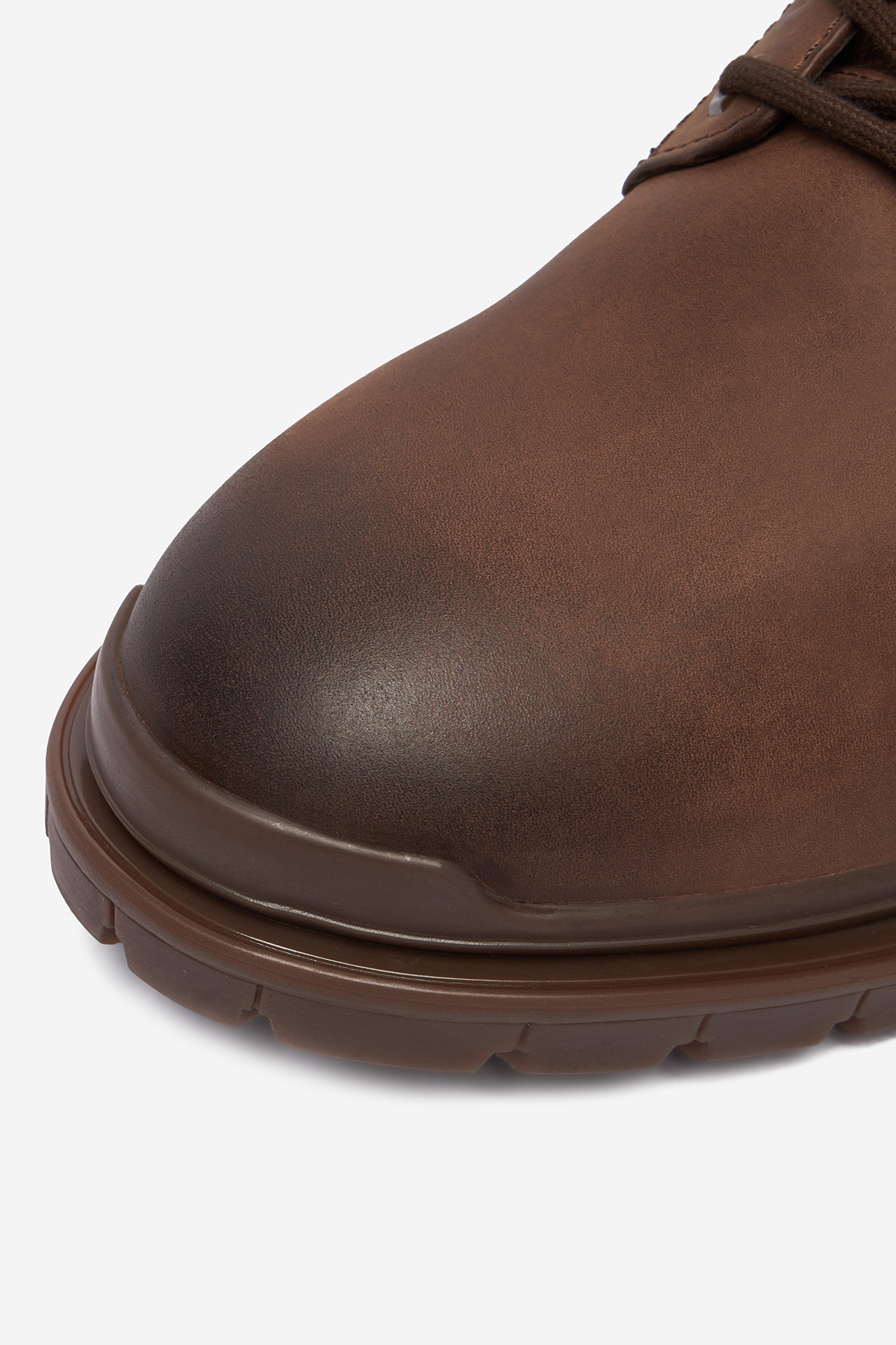 Kotníková obuv Tmavě hnědá