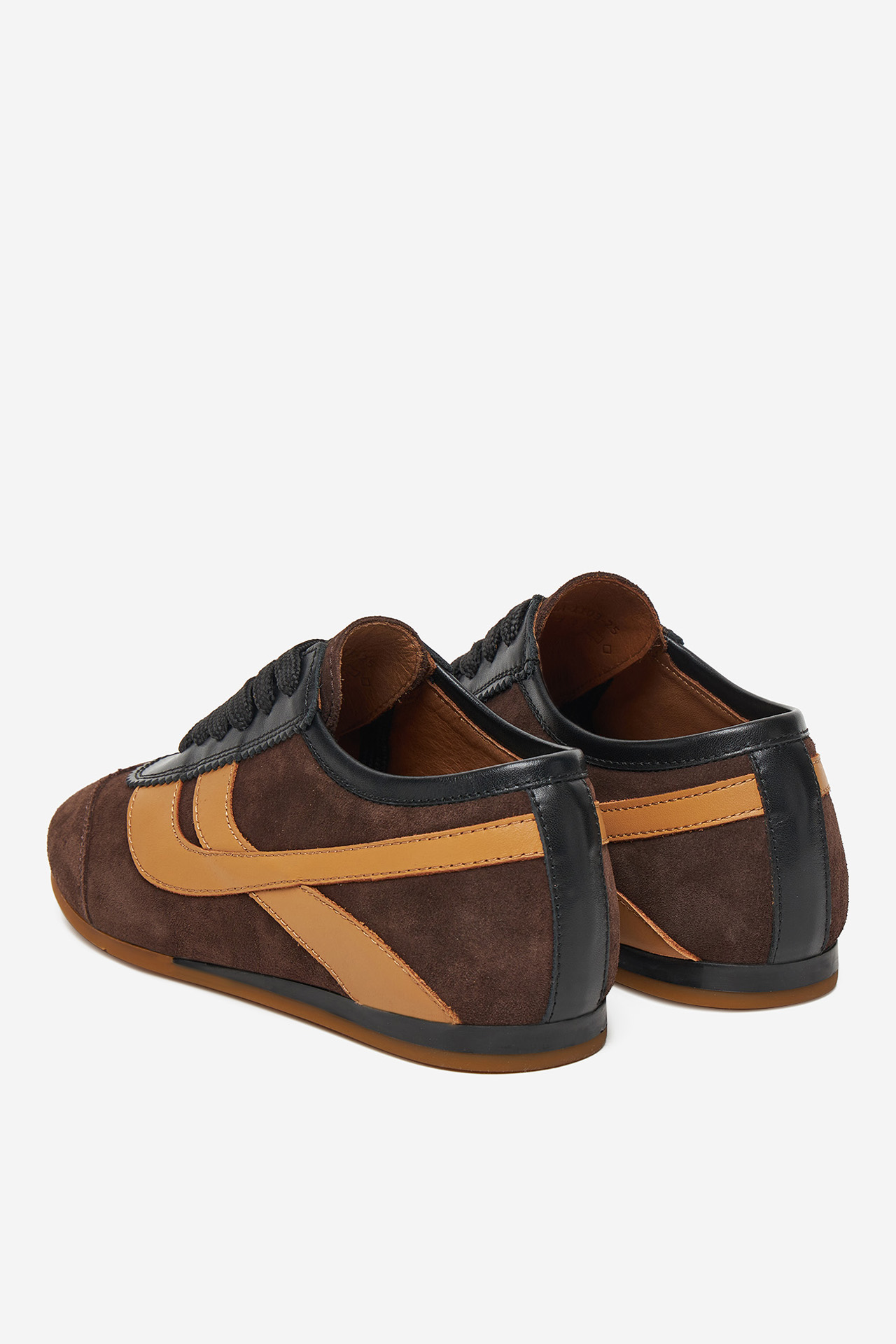 Sneakersy Tmavě hnědá