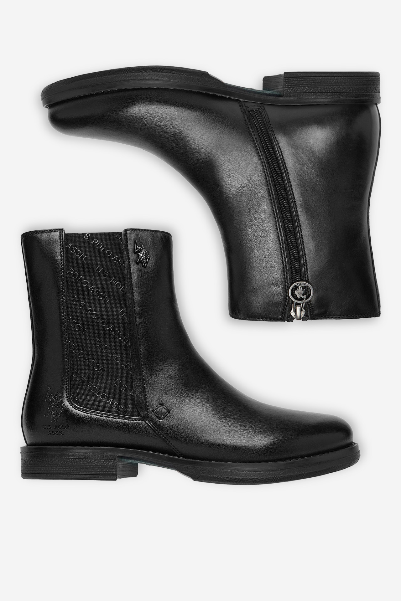 Gležnjarji chelsea Črna