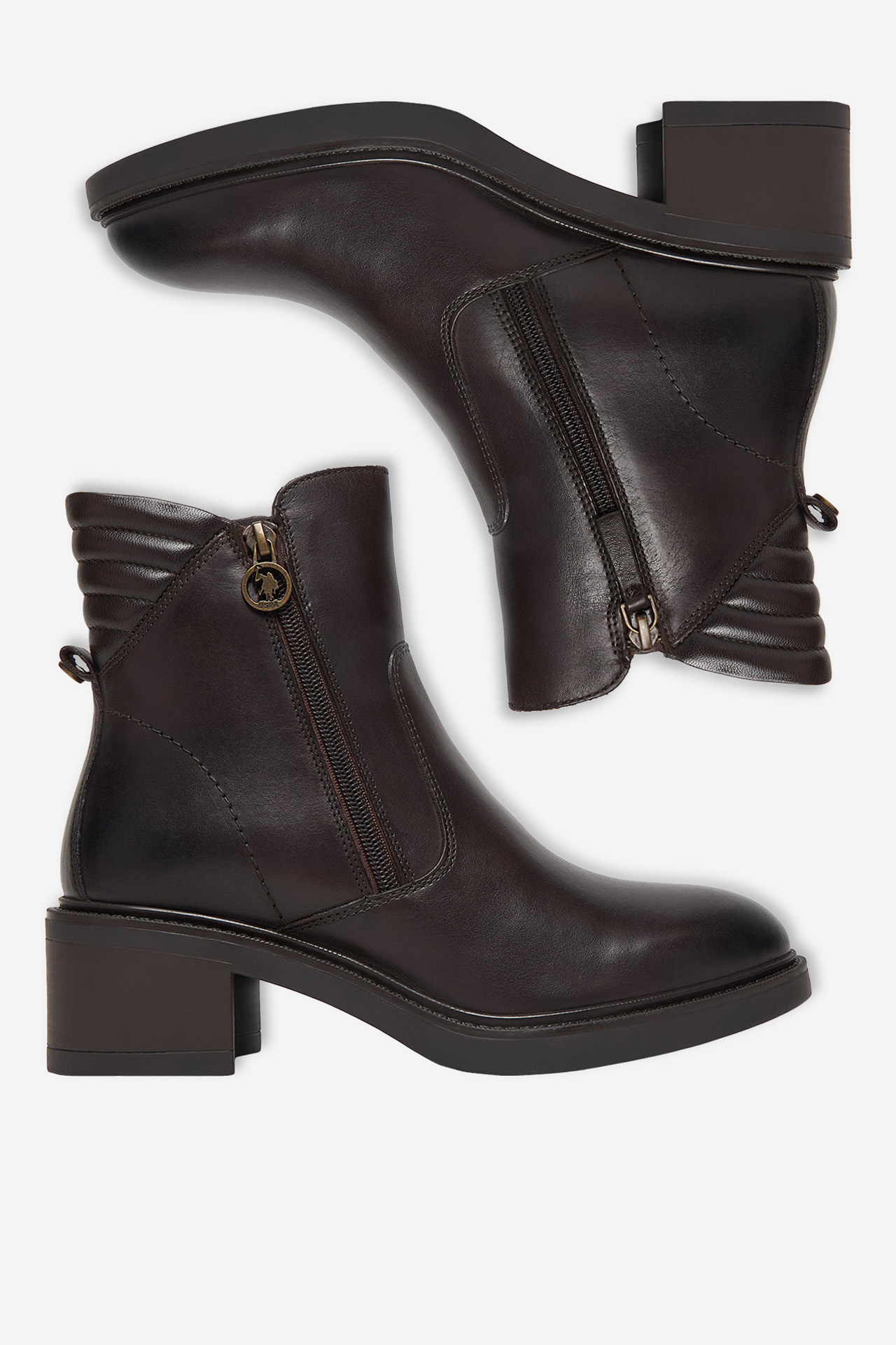 Škornji Čokoladno rjava