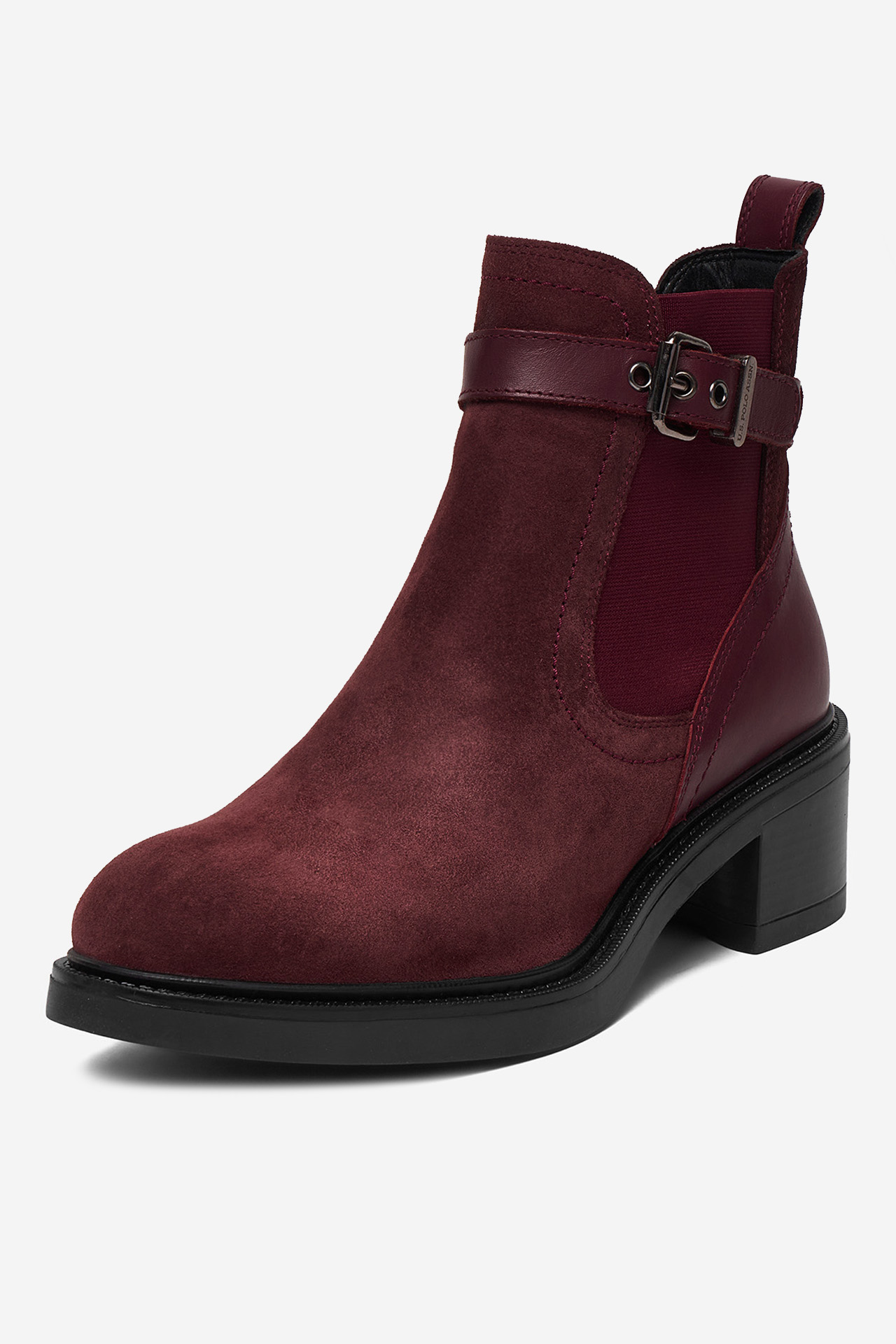 Škornji Bordo rdeča