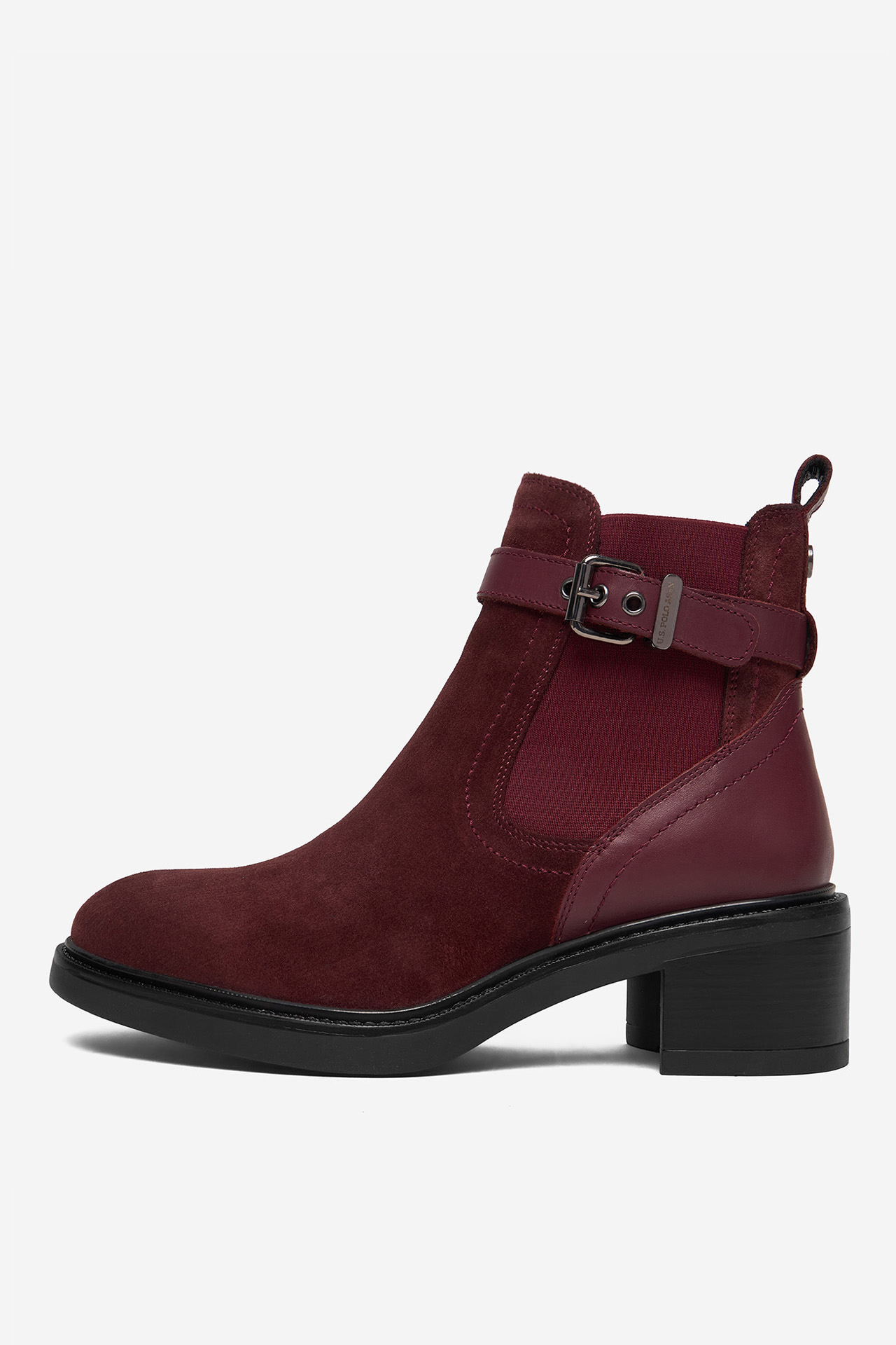 Škornji Bordo rdeča