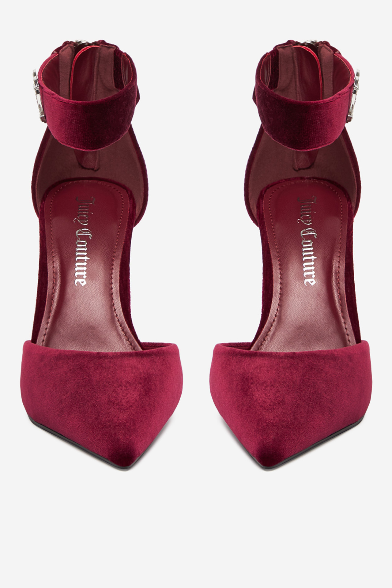 Pantofi stiletto Vișiniu