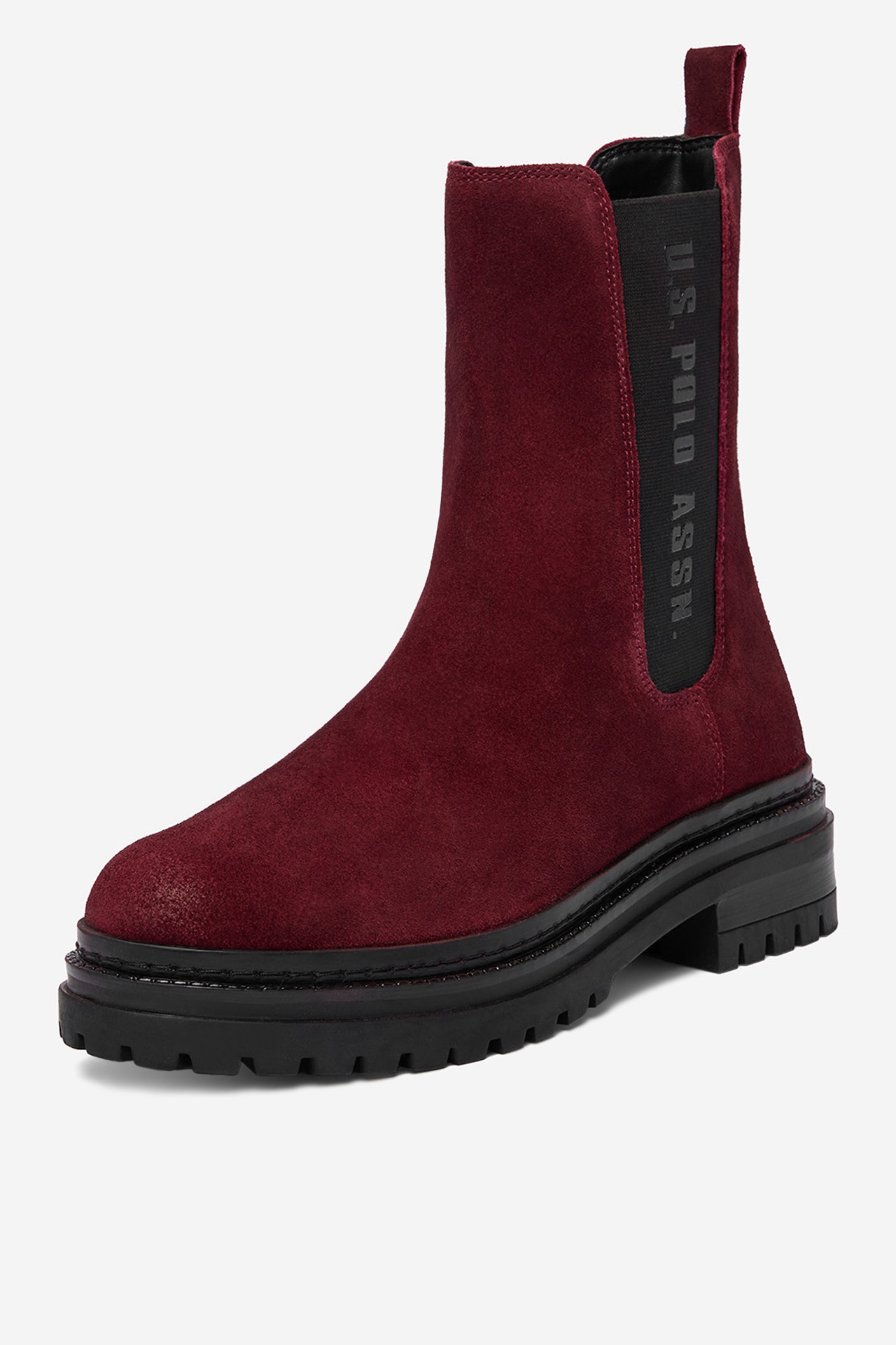 Gležnjarji chelsea Bordo rdeča