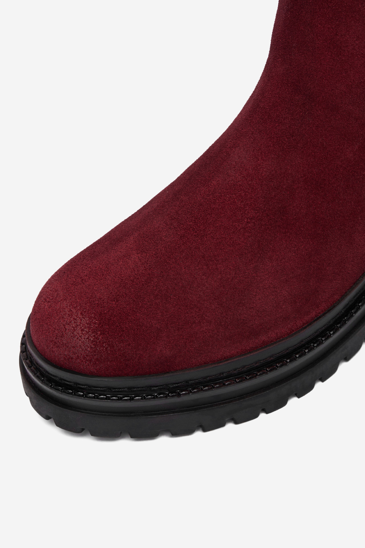 Gležnjarji chelsea Bordo rdeča