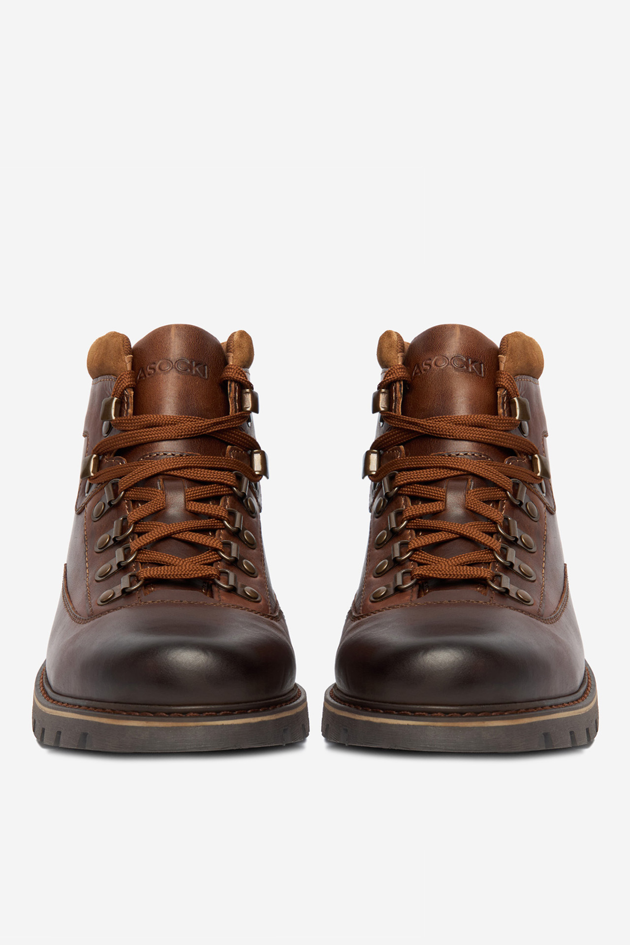 Kotníková obuv Tmavě hnědá