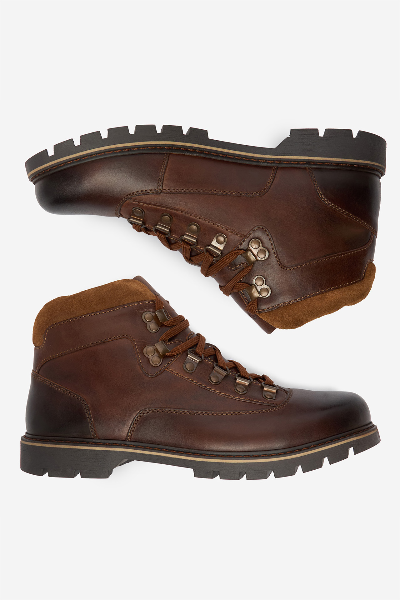 Kotníková obuv Tmavě hnědá