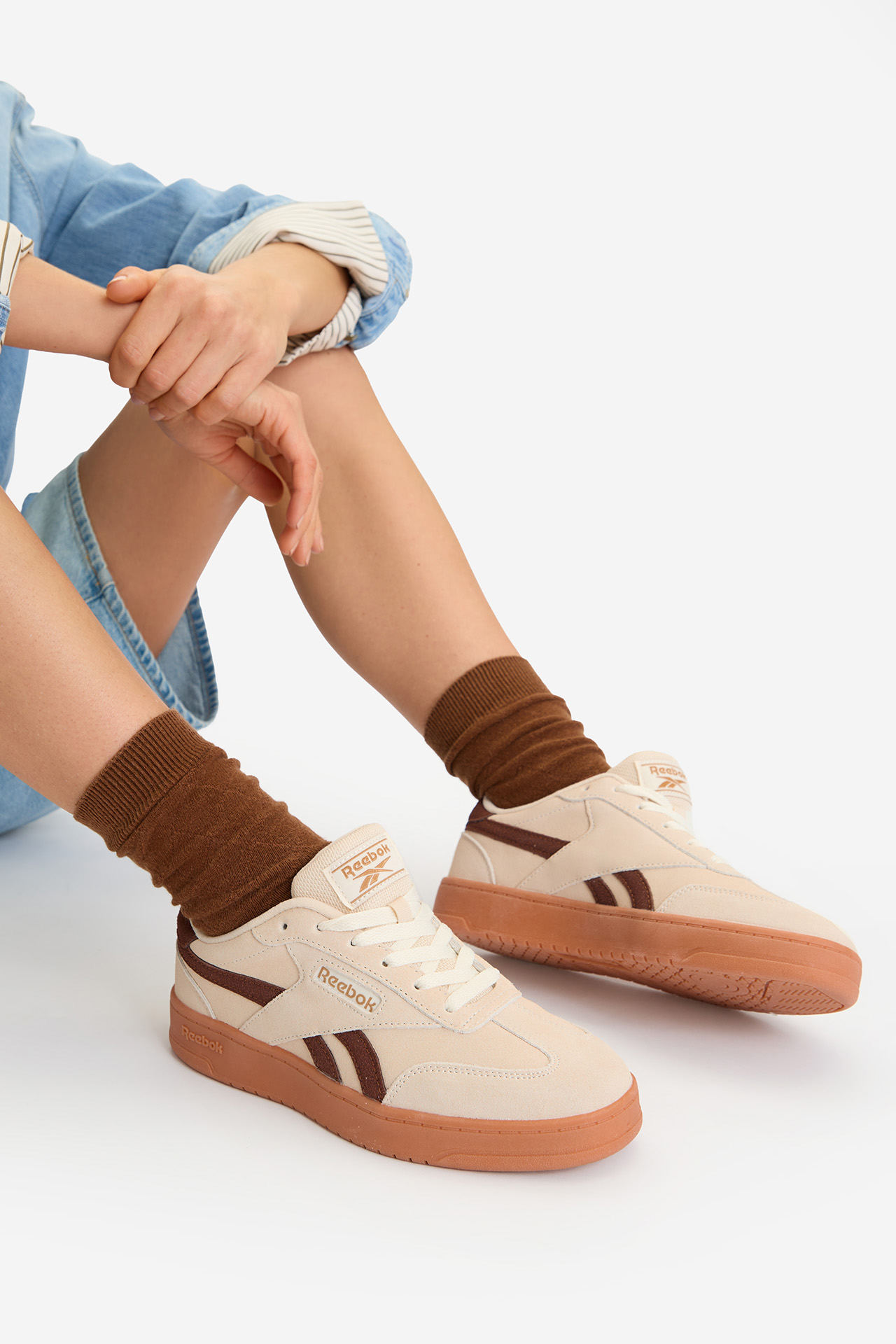 Sneakersy Světle béžová